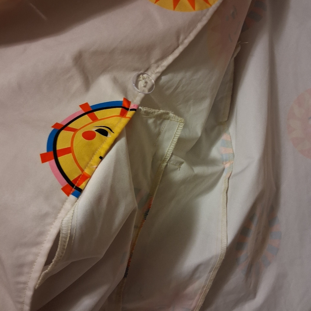 PEPALOVES Sunshine Print Trenchcoat Medium w/tag - Picture 7 of 9